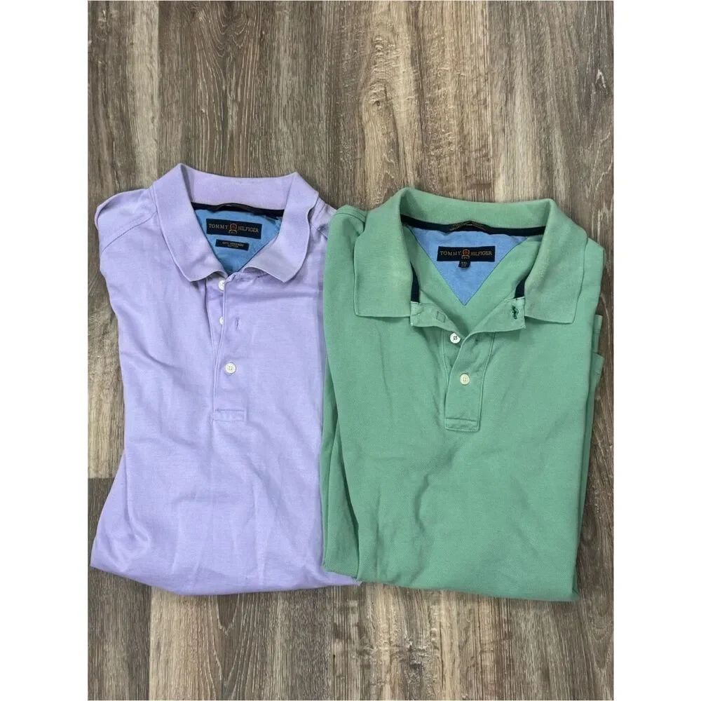 Tommy Hilfiger Golf Pastel Polo Shirts Men’s 2XL XXL